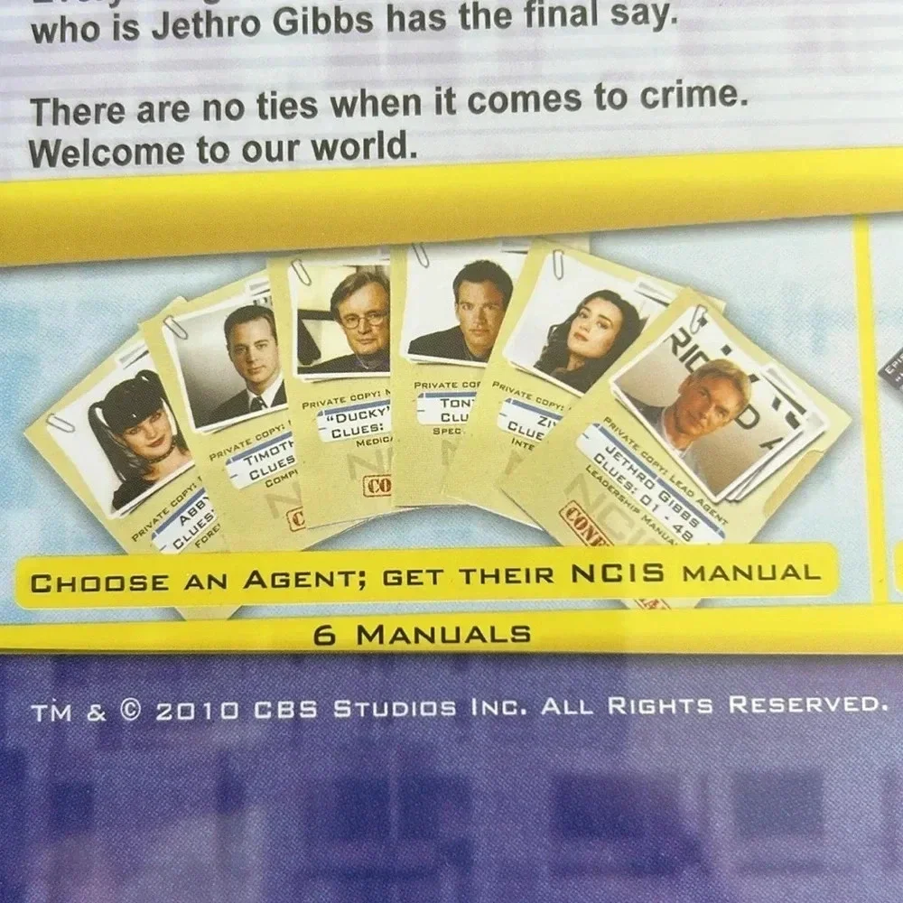 NCIS The Board Game based on the TV series NWT